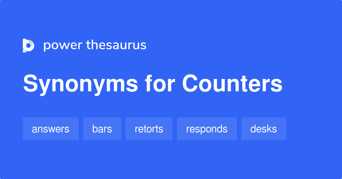 counters synonym