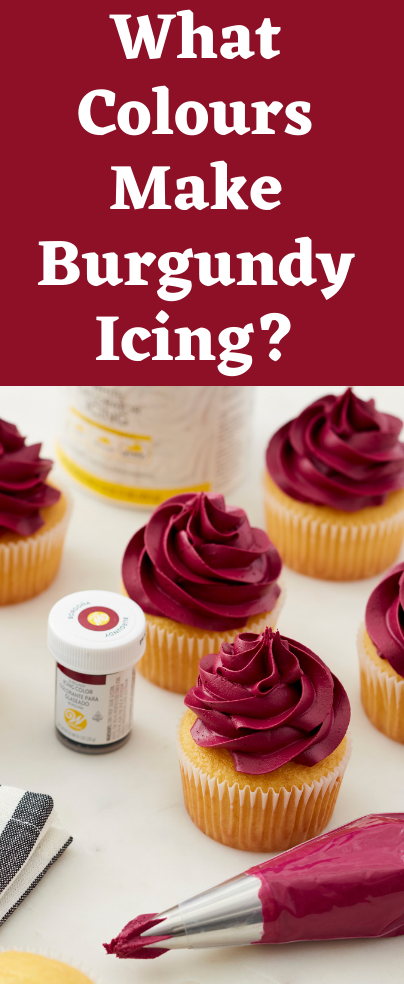 how to make burgundy icing with wilton colors