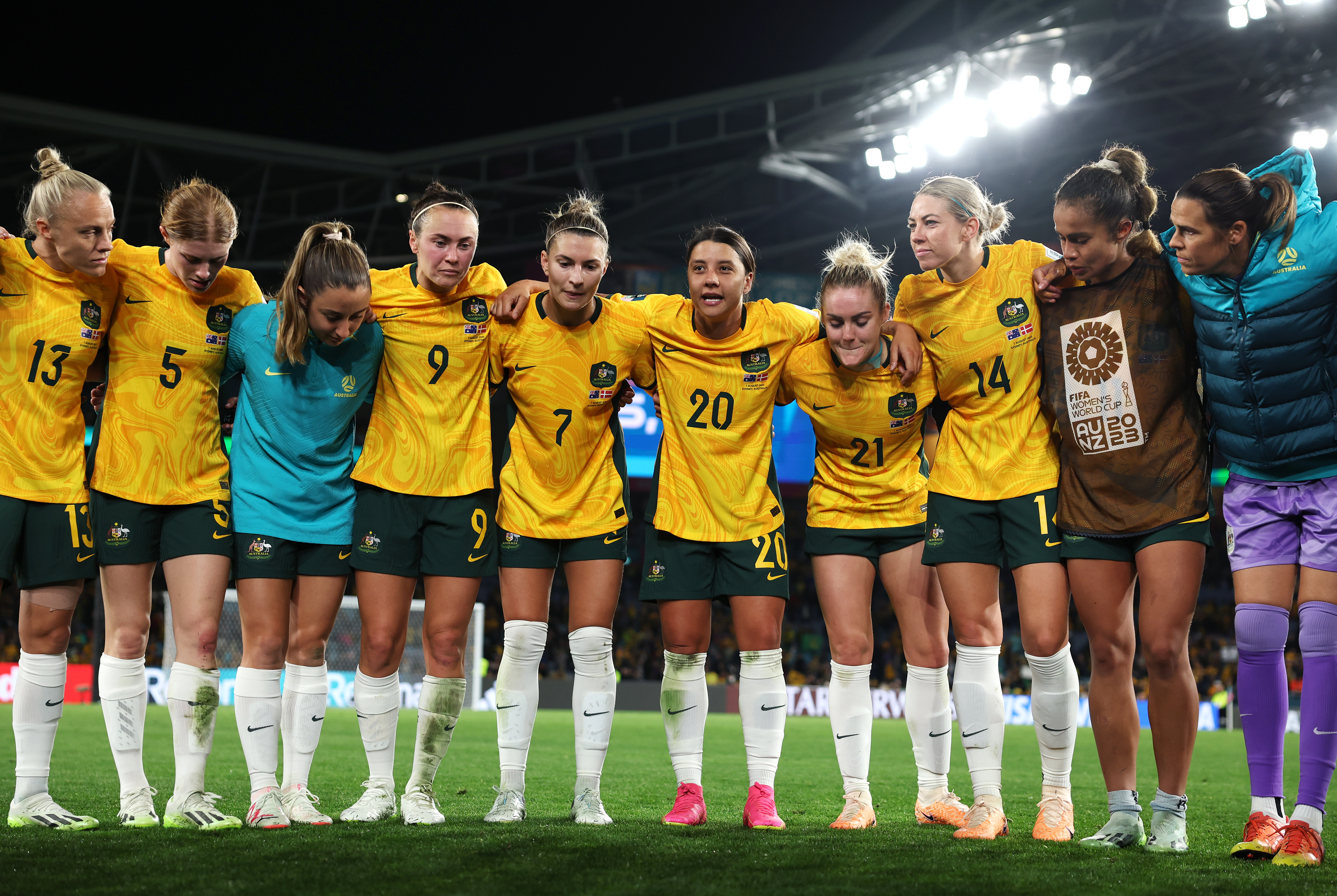 matildas starting lineup