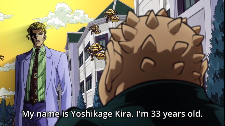 my name is yoshikage kira japanese