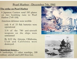 pearl harbor apush