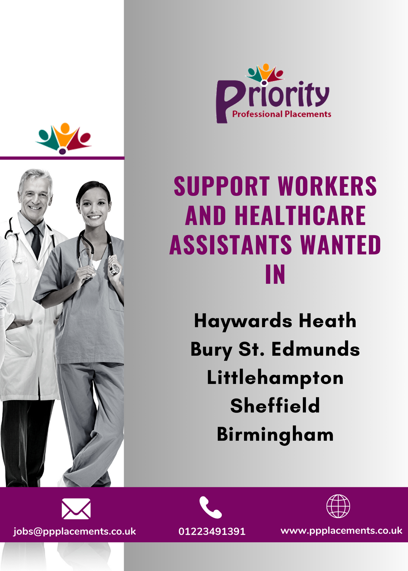 support worker jobs near me