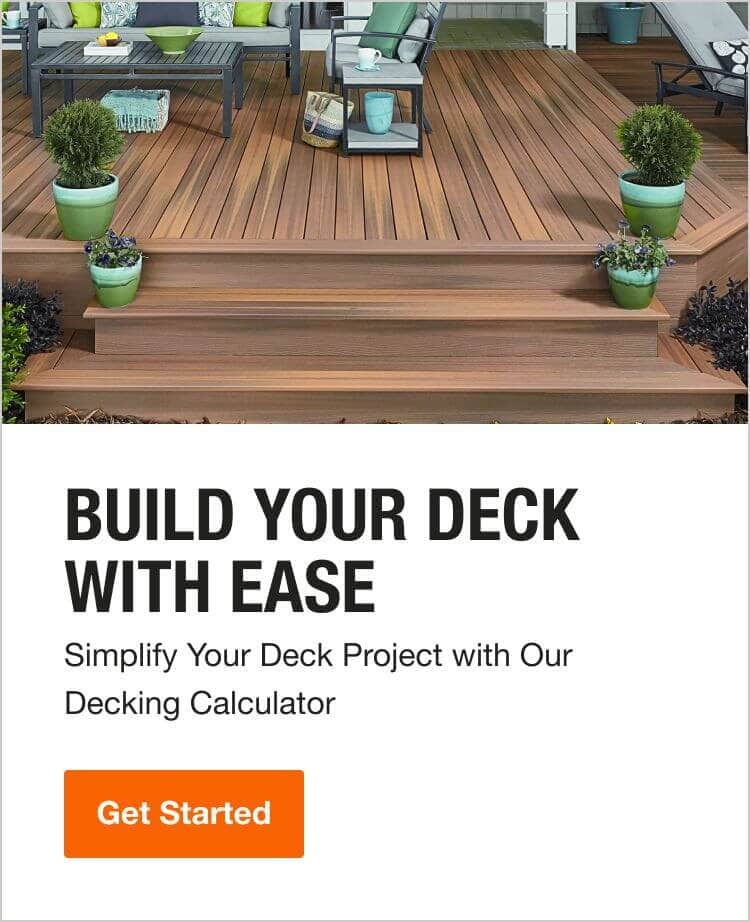 home depot deck calculator