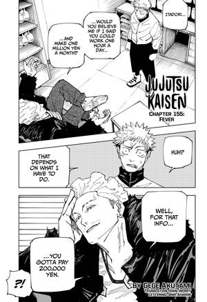 jujutsu kaisen chapter 155