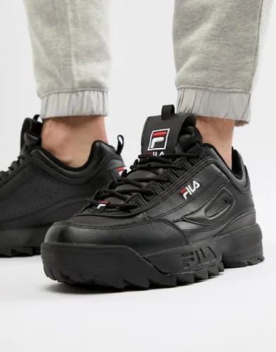 fila shoes in black