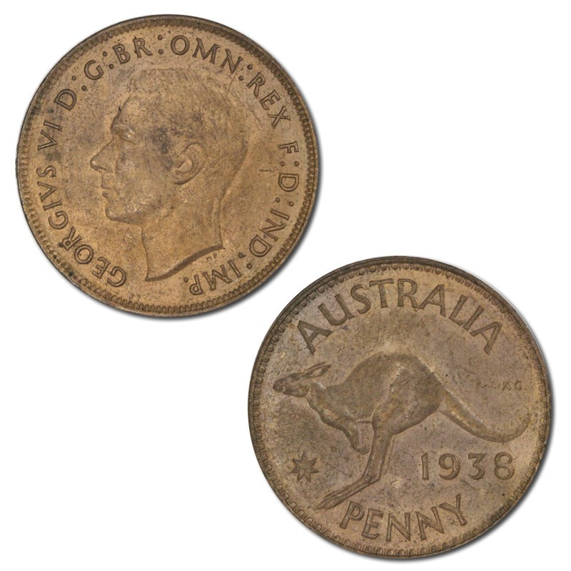 1938 penny australia value