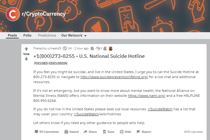 reddit suicidewatch