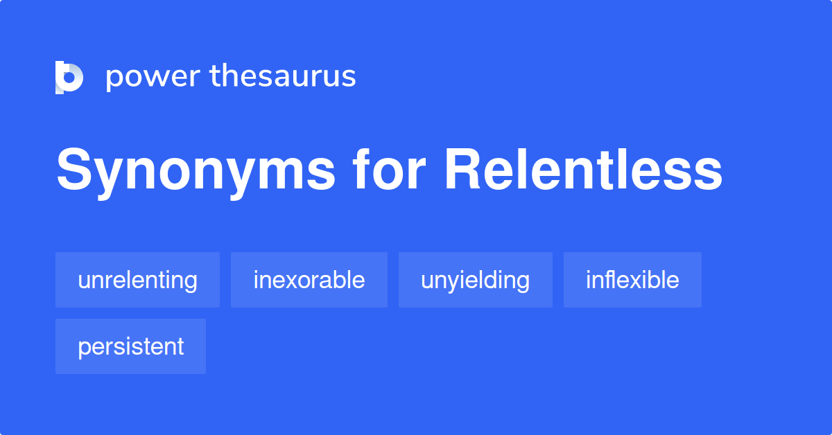 relentless synonym