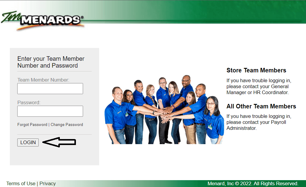 tm menards employee login