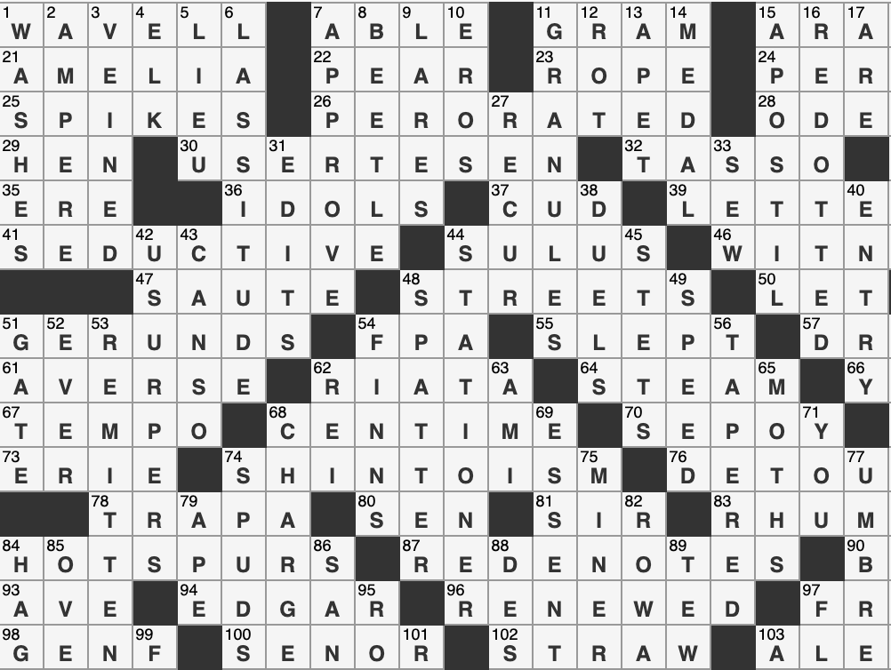 new york times puzzle