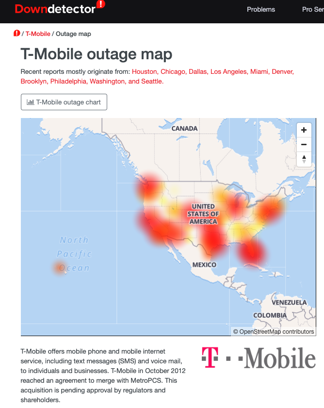 tmobile outage corpus christi