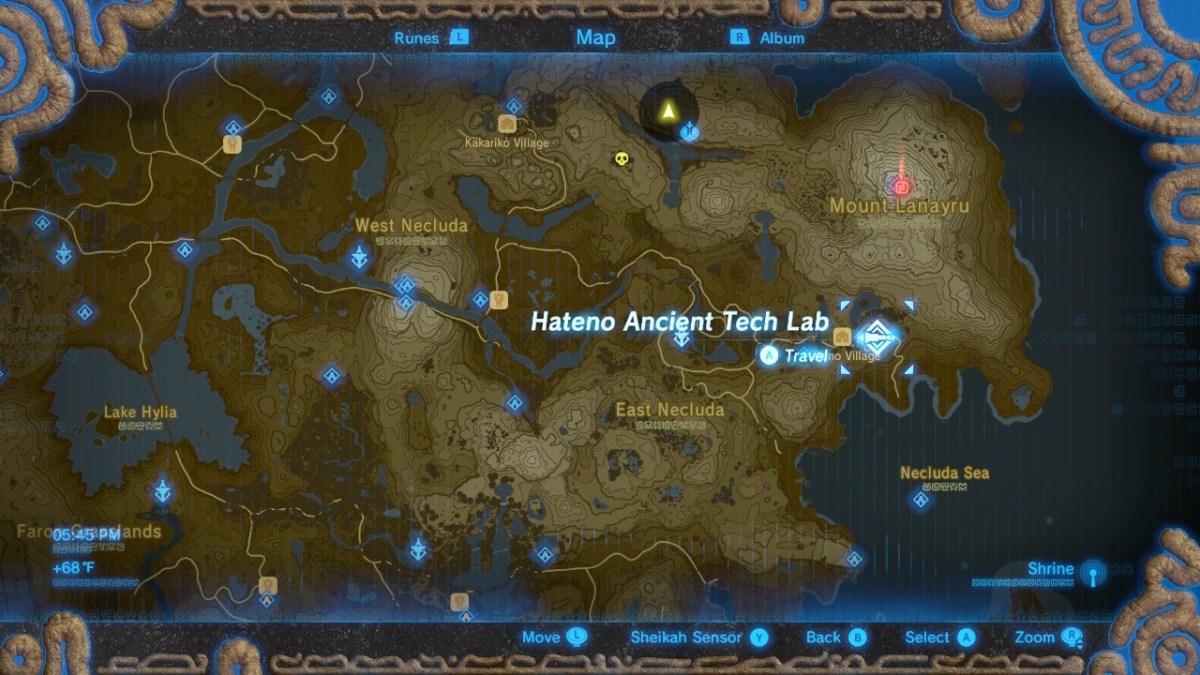 farosh location botw