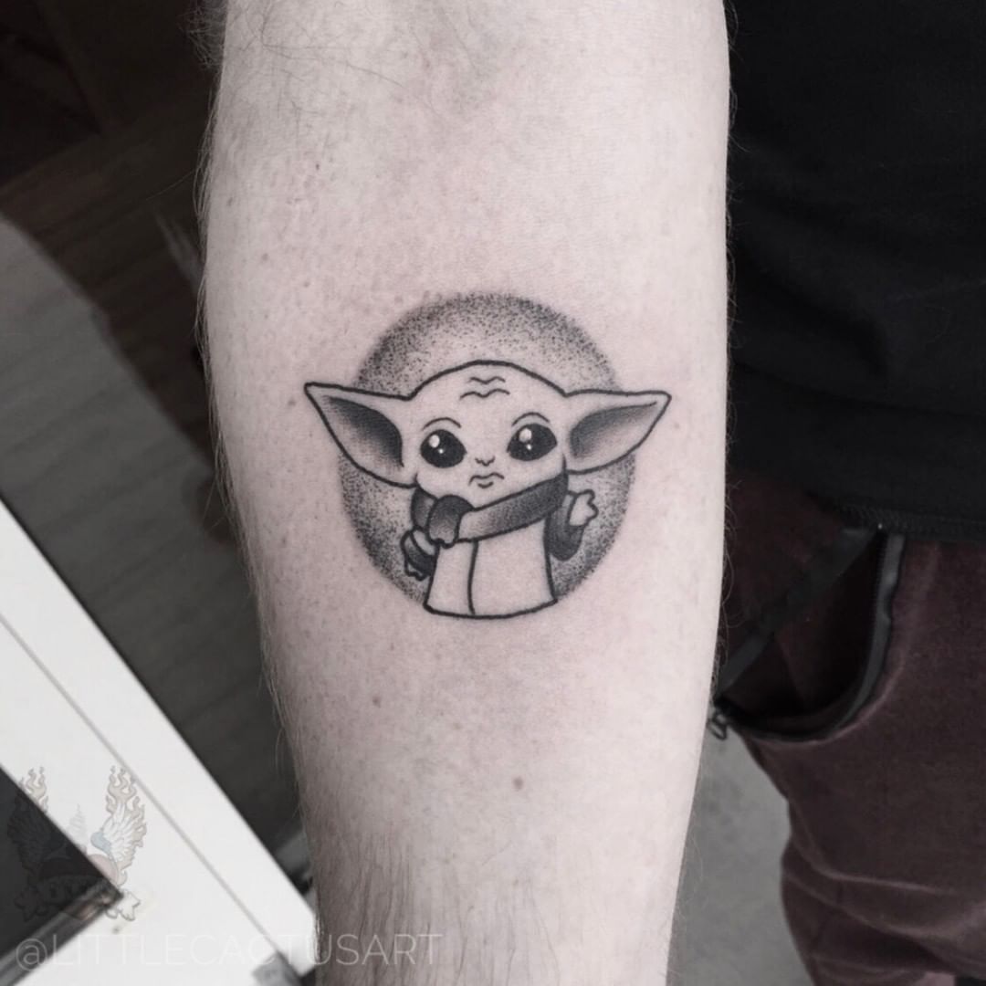 baby yoda tattoo