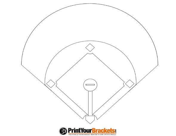 baseball field diagram with positions printable