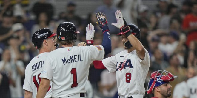 baseball usa vs japan score