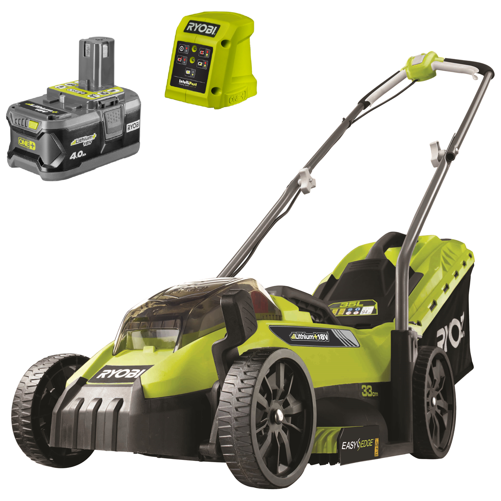 battery lawn mower ryobi