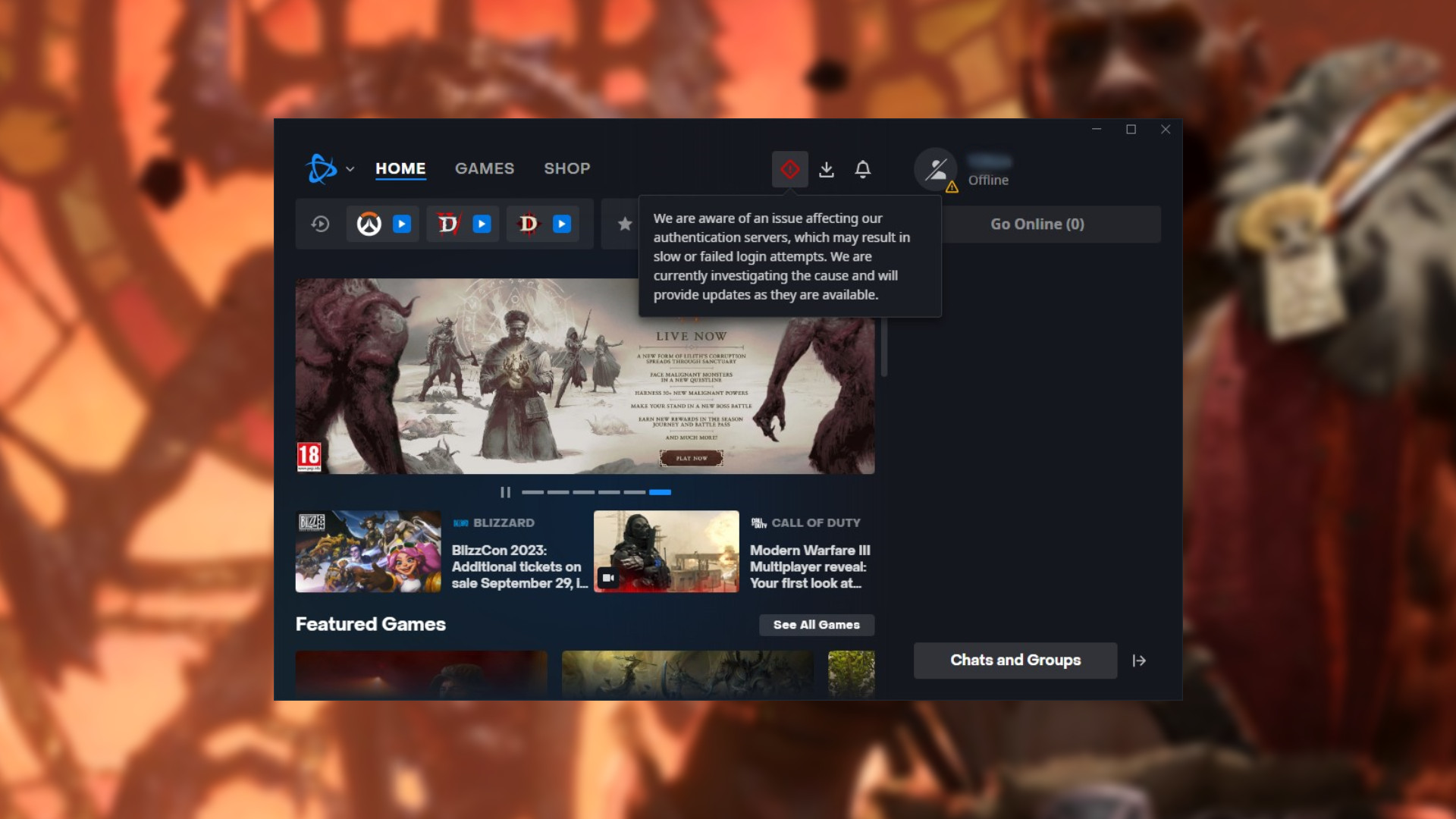 battlenet outage