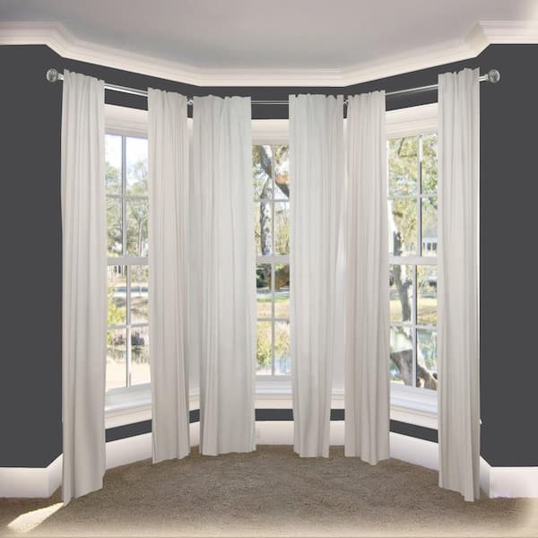 bay window drapery rod