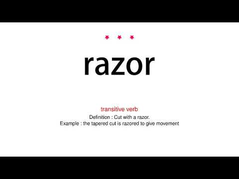 how to pronounce razor