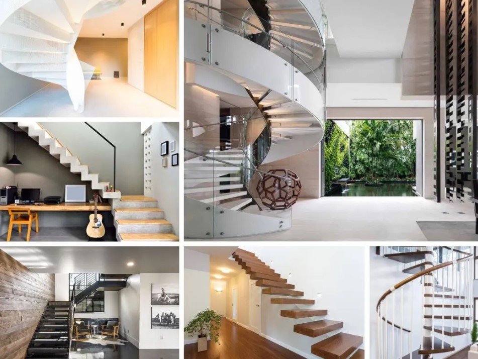 escaleras modernas para interiores