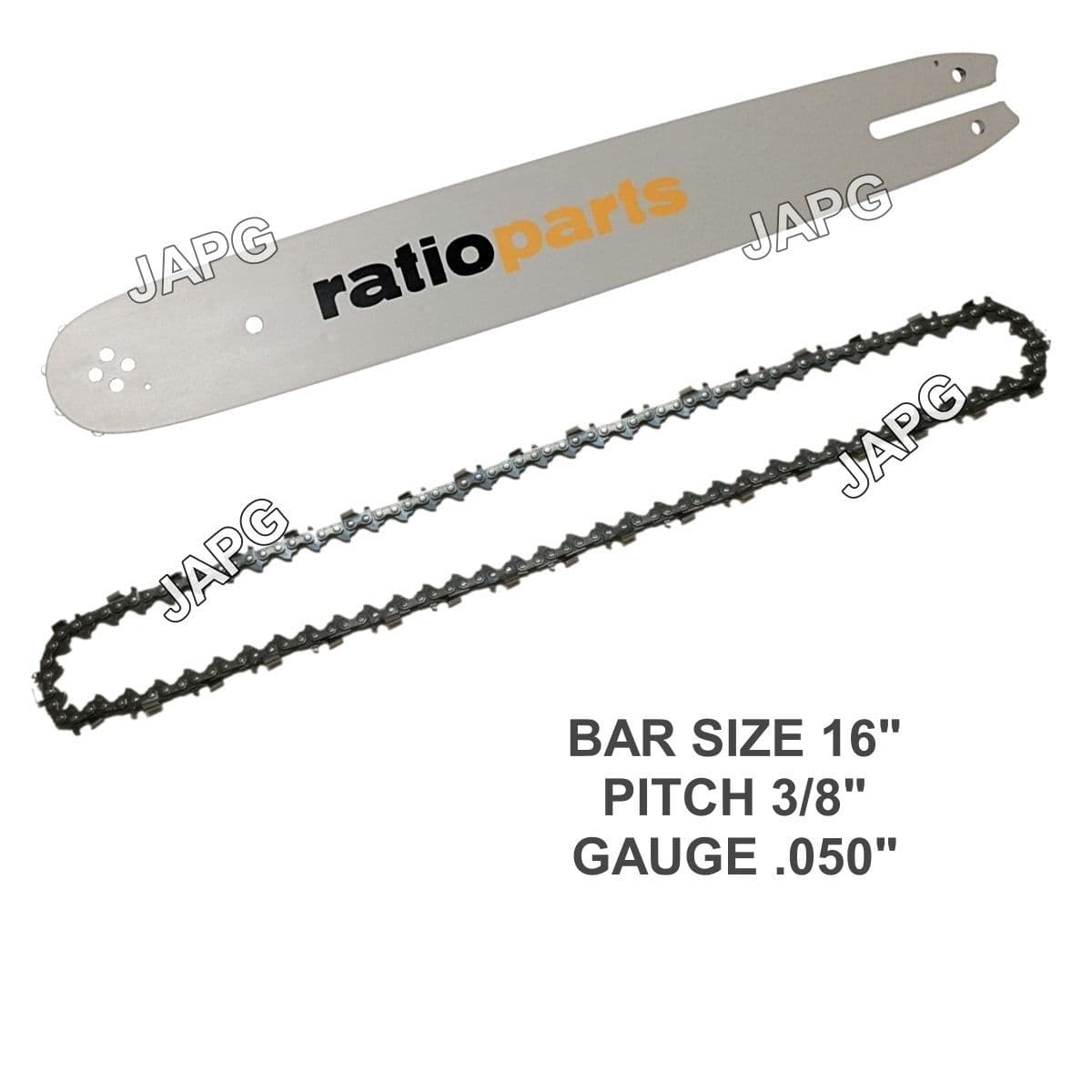 stihl 16 bar chain size