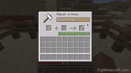 how to name a animal in minecraft