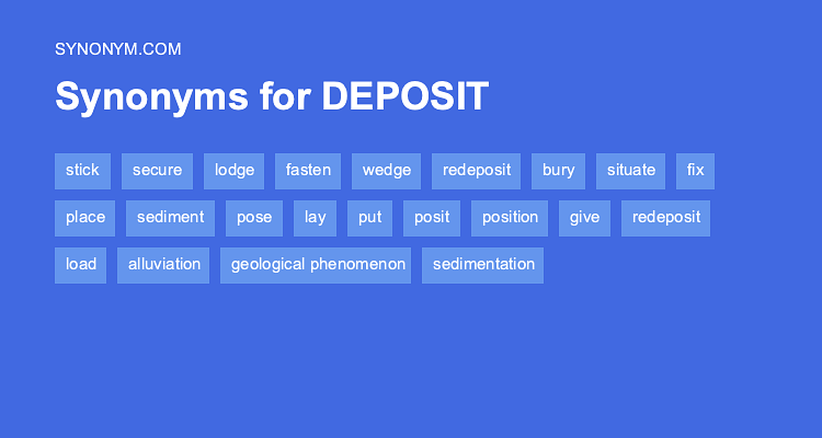 deposit antonym