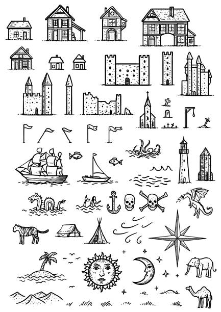 fantasy map icons