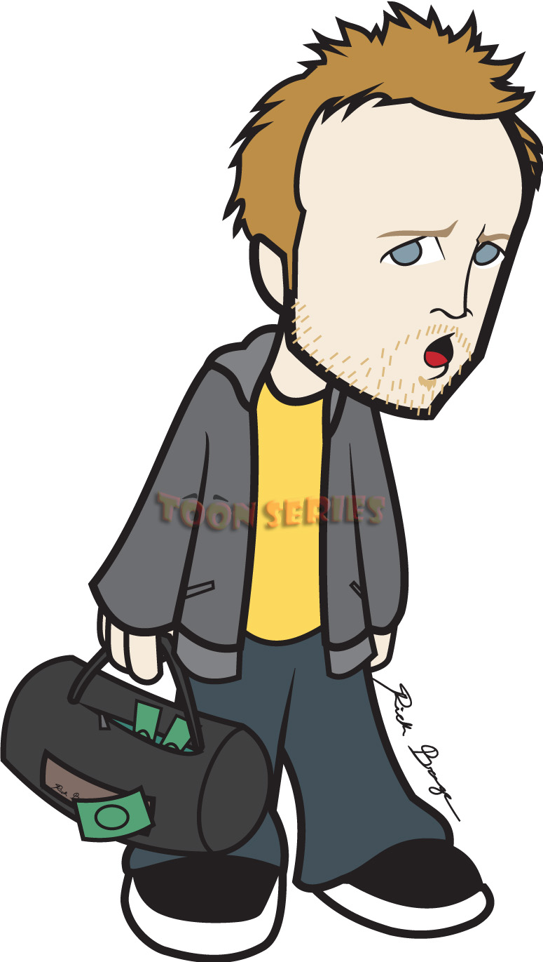 pinkman cartoon