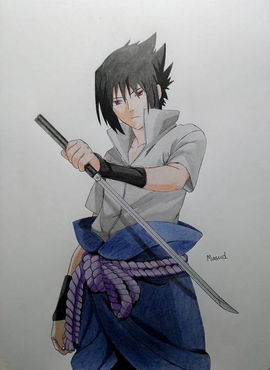 sasuke drawing