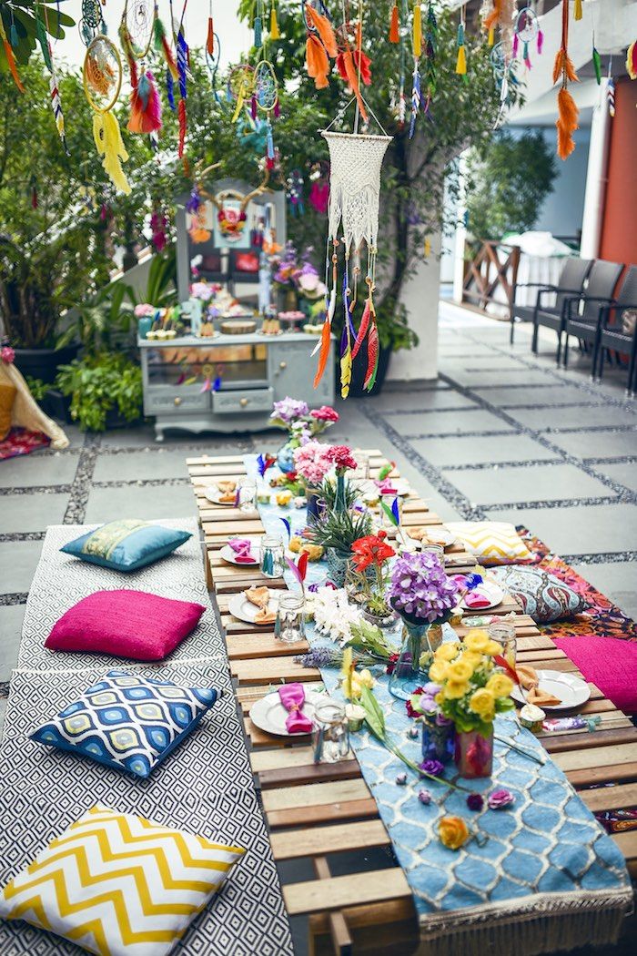 bohemian inspired party