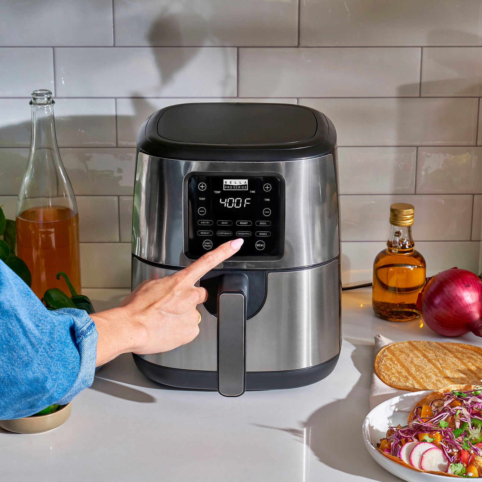 bella pro series - 4-qt. digital air fryer