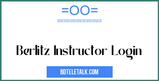 berlitz instructor login