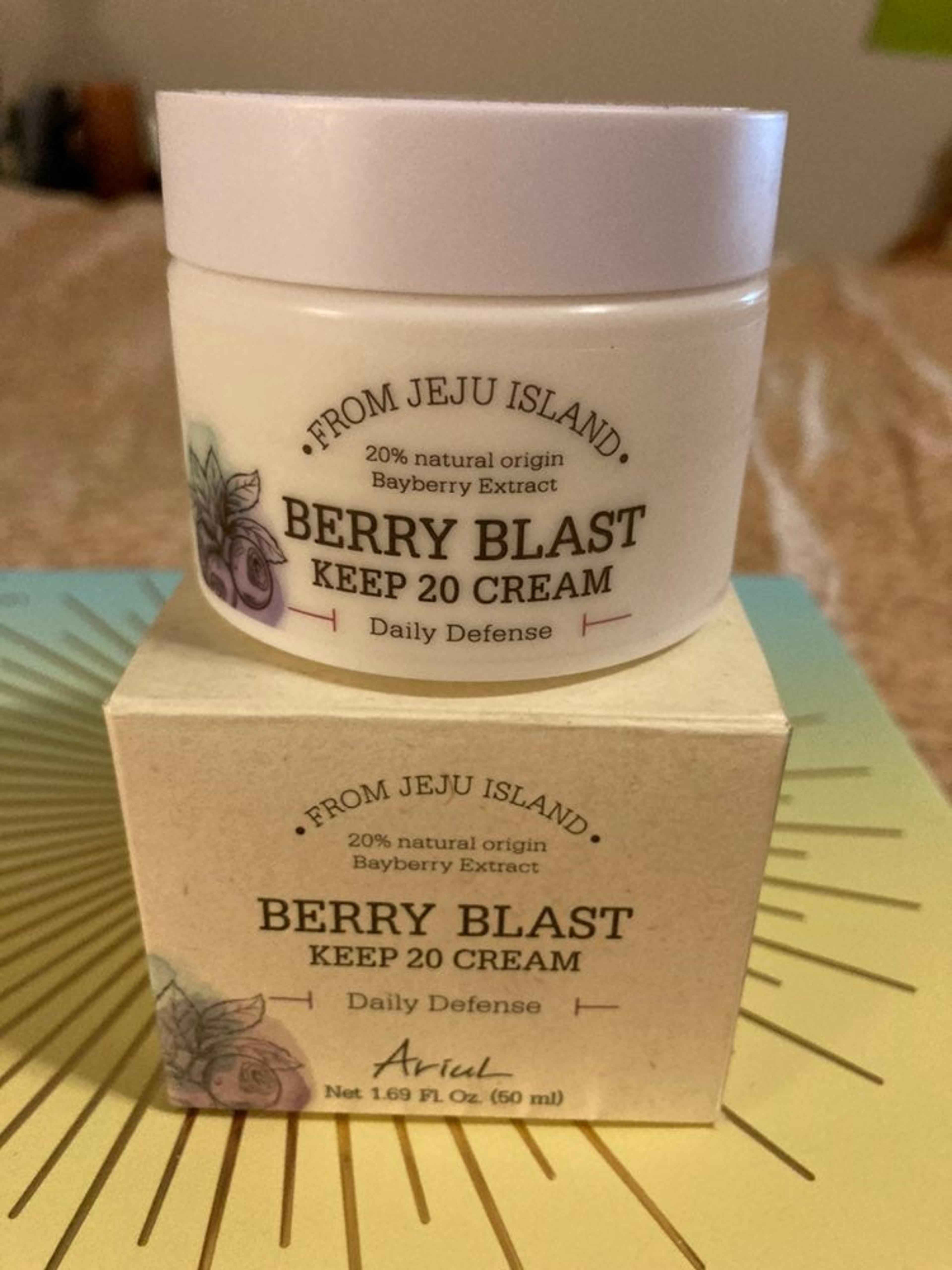 berry blast keep 20 cream