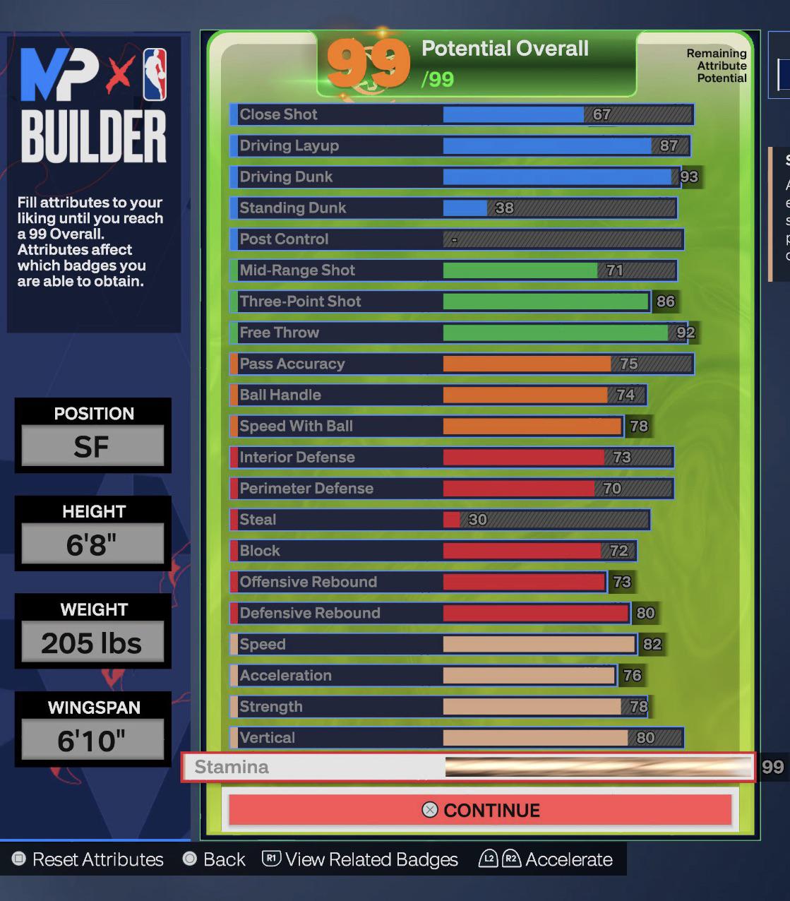 best small forward build 2k24 next gen