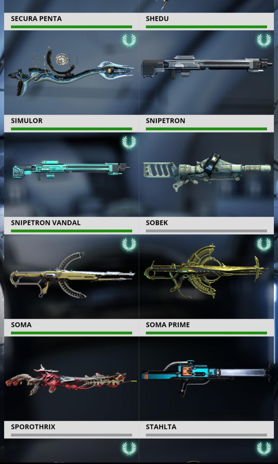 best warframe weapons