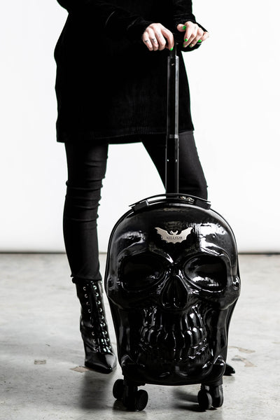 skull suitcase