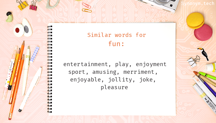 other words for funner