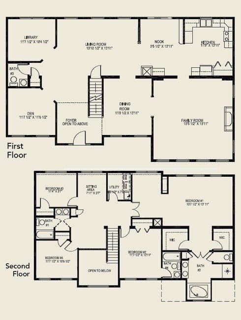 2 story house plans with 4 bedrooms