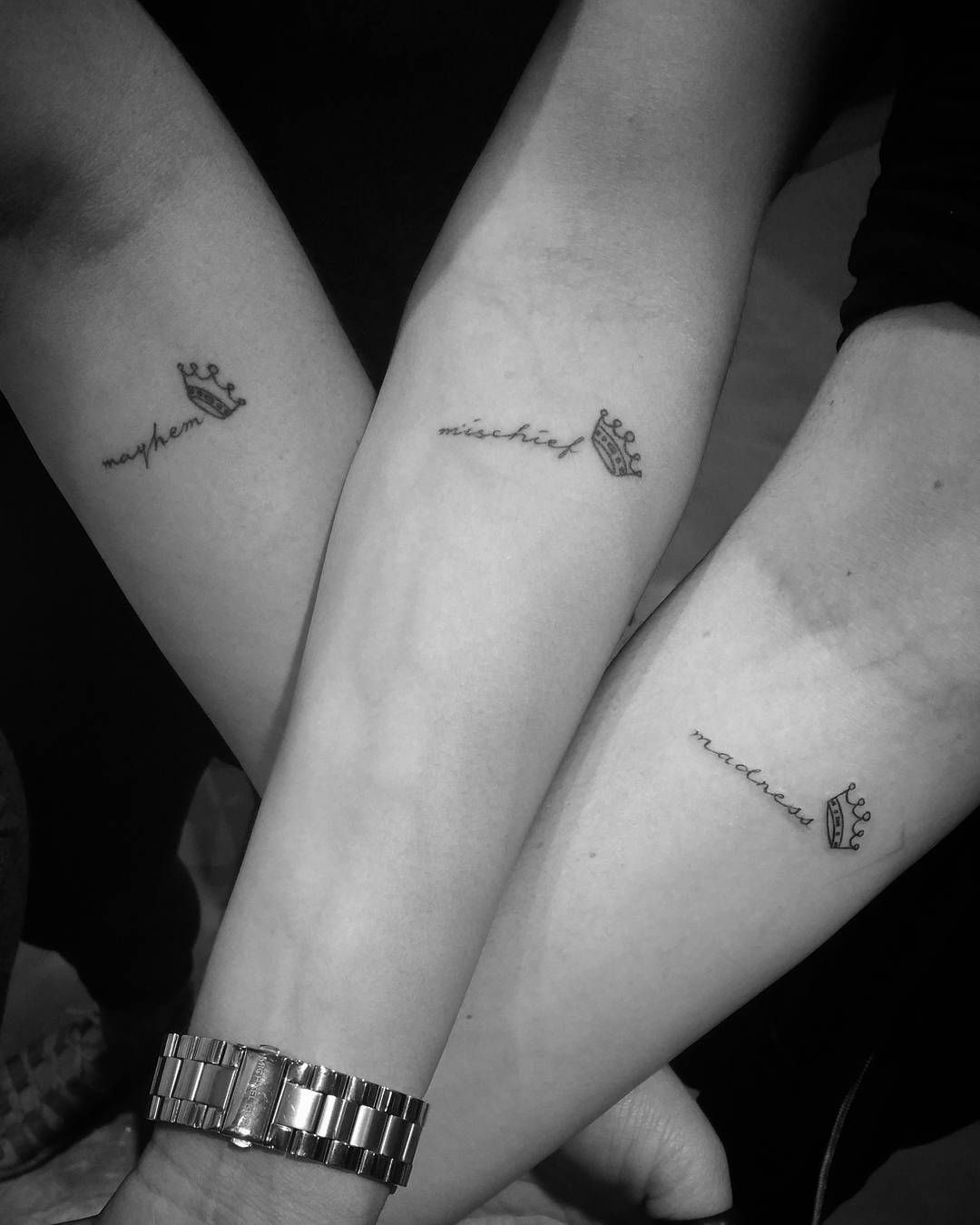 bff tattoos for 3