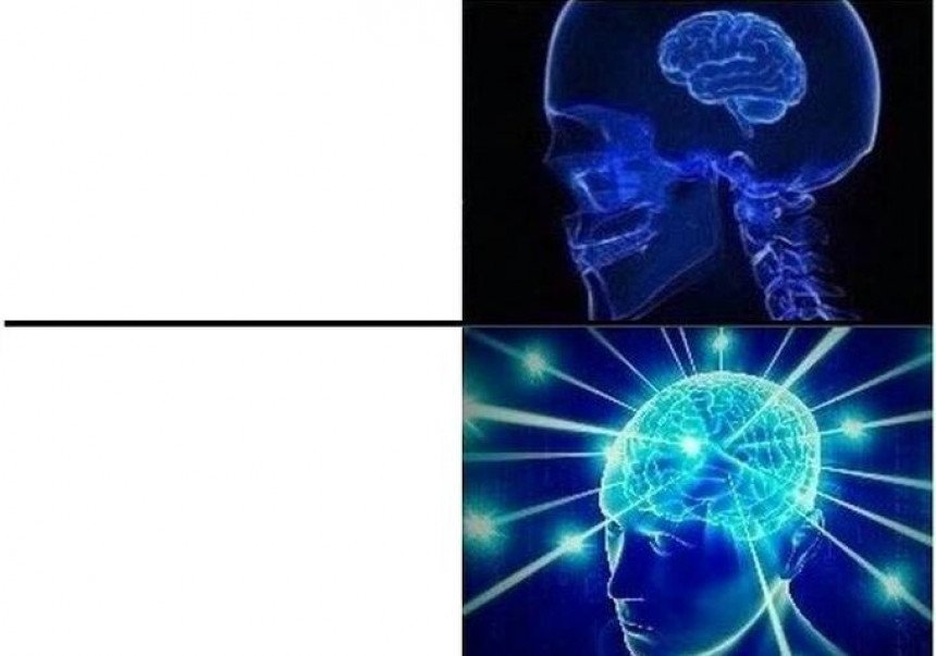 big brain meme template