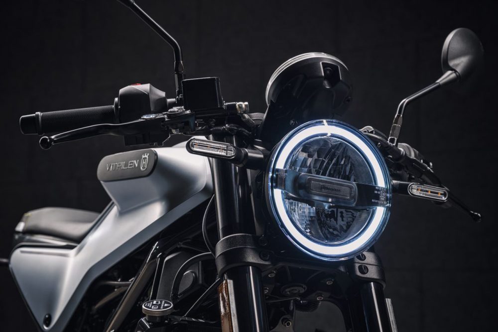 bike with headlight