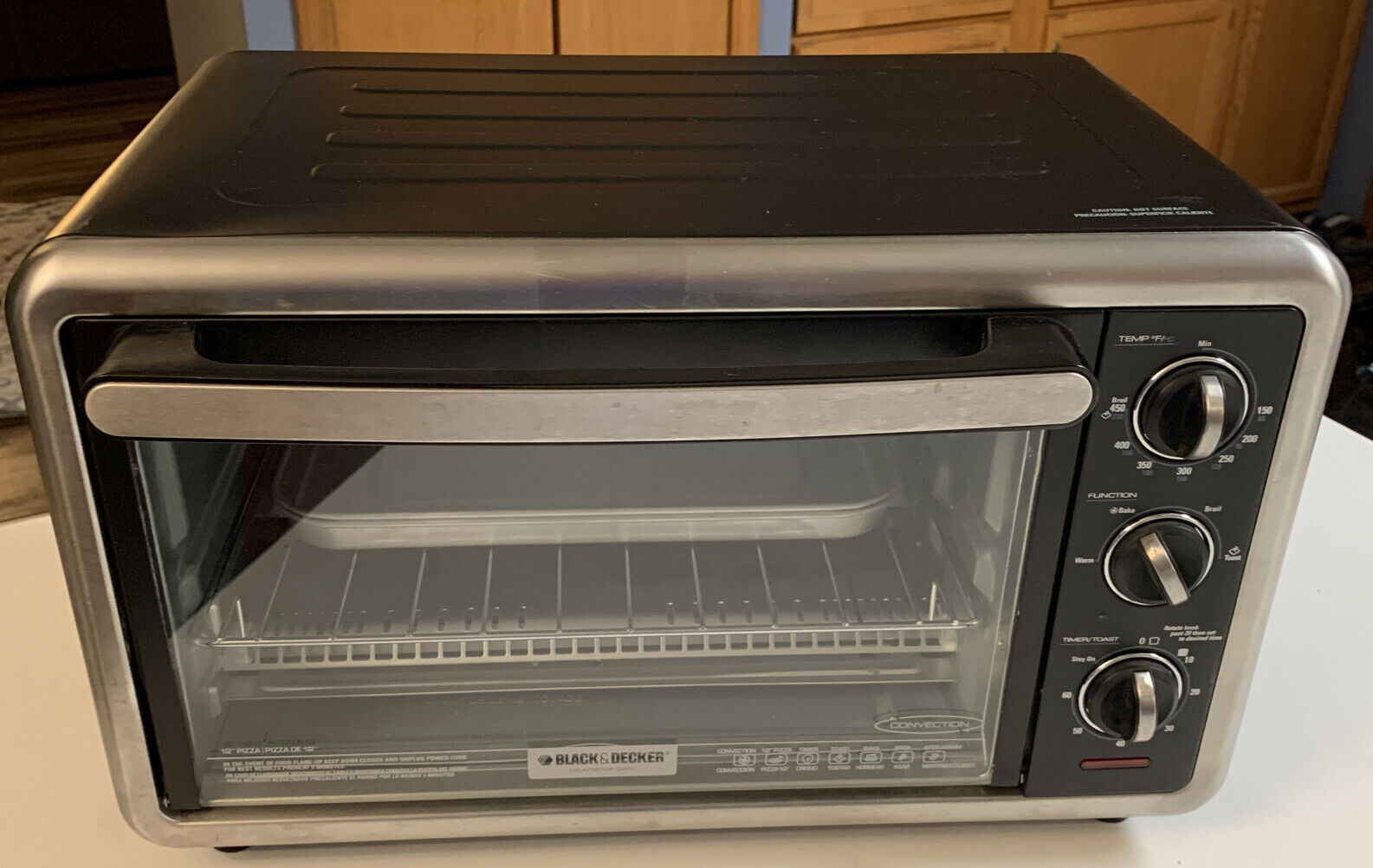 black & decker countertop oven