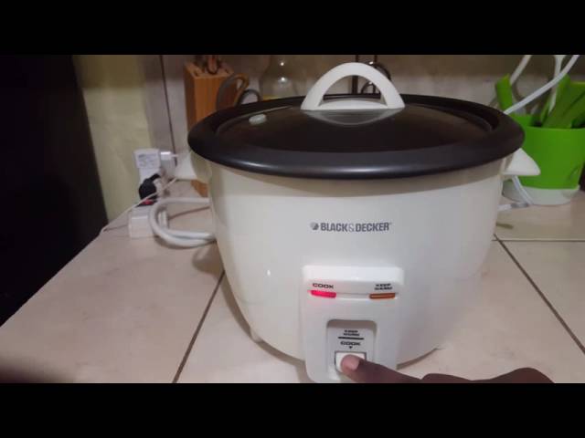 black and decker rice cooker steamer