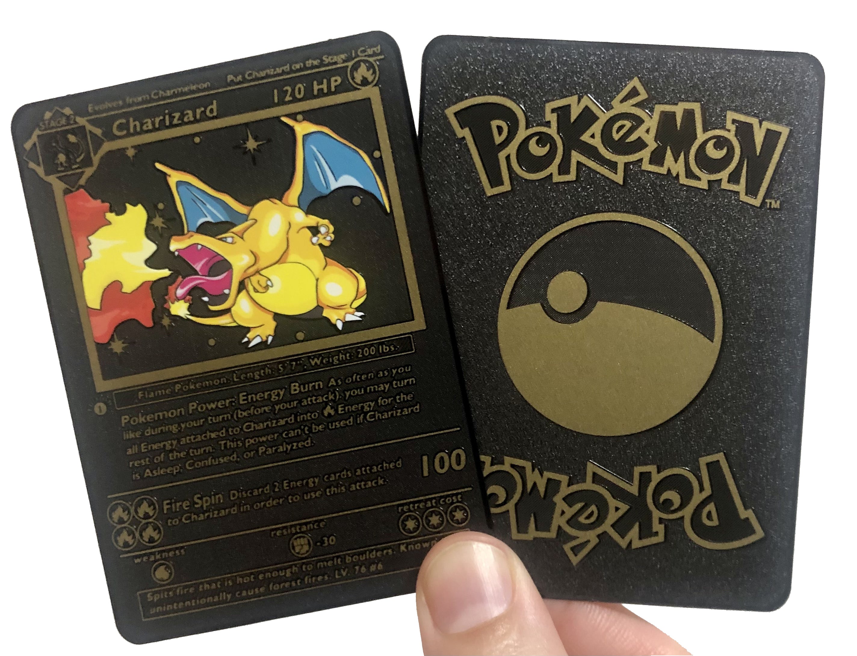 black charizard pokemon card