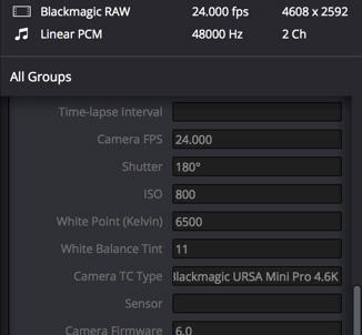 blackmagic raw common components