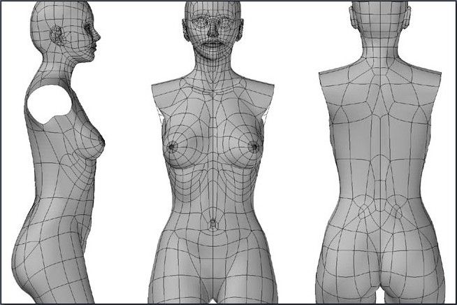 blender body model