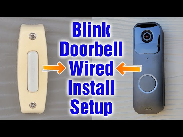 blink doorbell installation