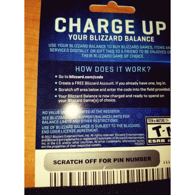 blizzard balance code