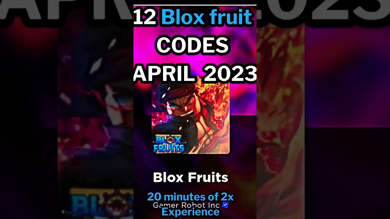 blox fruits codes april 2023